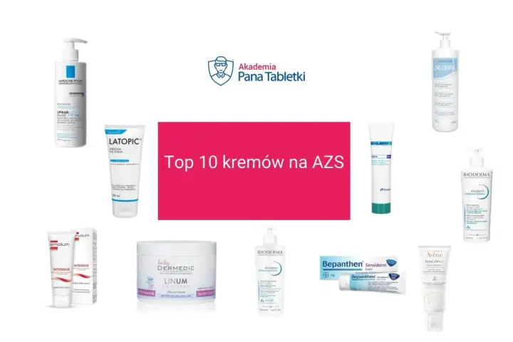 Kremy i emulsje na atopowe zapalenie skóry (AZS) z rankingu "Top 10 kremów na AZS".